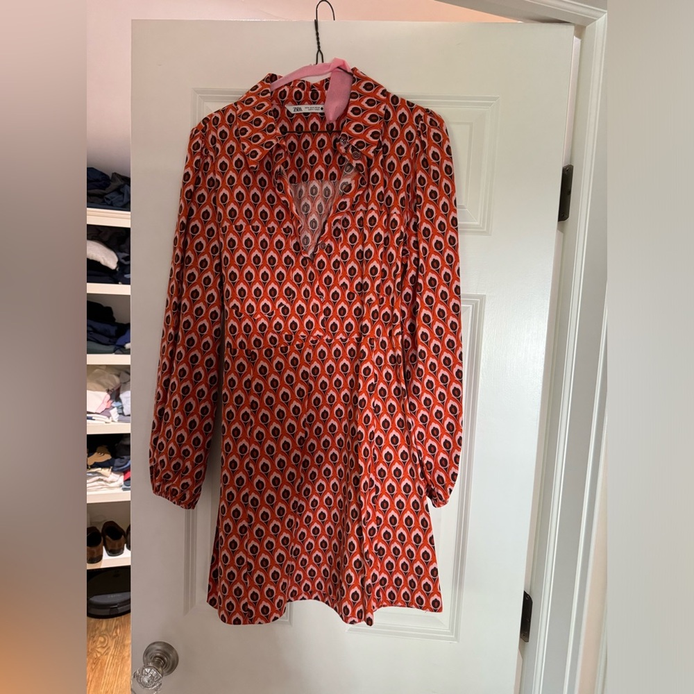Zara belted dress